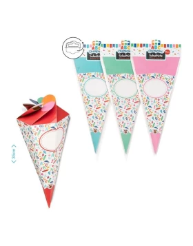 ABC CHAMPIONS Schultüten 35cm faltbar, 4-fach sortiert