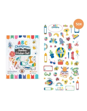 ABC CHAMPIONS Jumbo-Sticker-Set 50-teilig
