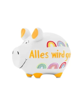 Sparschwein HAUSHALTSKASSE Alles wird gut