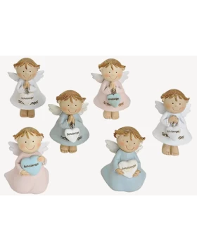 Schutzengel Weiß/Blau/Rosa 