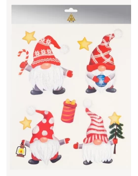 Χριστουγεννιάτικα αυτοκόλλητα για το παράθυρο - Fensterbild Wichtel, 28,5 x 34,5cm