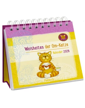 Mini-Wochenkalender 2026: Weisheiten der Om-Katze