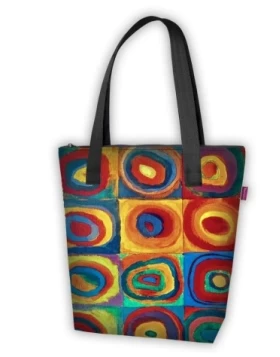 Τσάντα ώμου VIVA STUDY με επένδυση fleece Bertoni με φερμουάρ