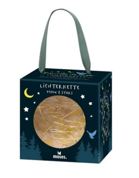 Χριστουγεννιάτικη γιρλάντα Moses. libri_x Basically it's magic Lichterkette Moon & Stars 