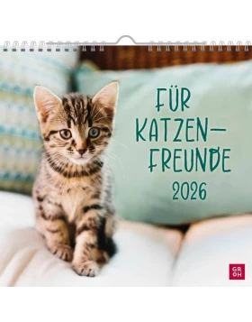 Wandkalender 2026: Für Katzenfreunde