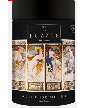 Puzzle Alphonse Mucha: Four Seasons - 1000 pcs
