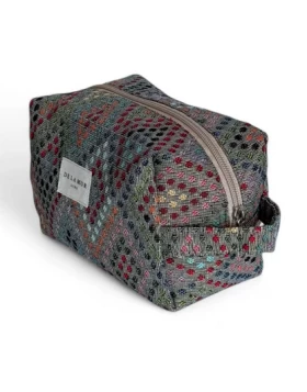 DE LA MUR Mittlerer zimtfarbener Kulturbeutel NEC2CANELA