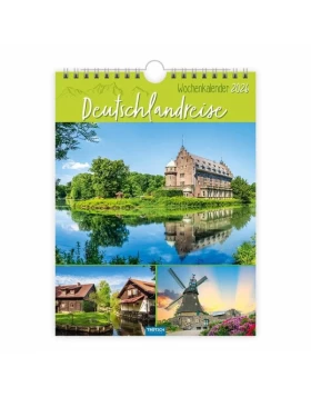 Wochenkalender zum Hängen Deutschlandreise 2026
