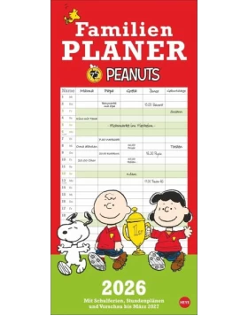 Peanuts Familienplaner 2026