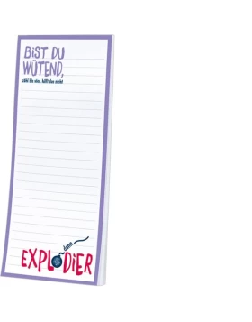 Kühlschrankblöckchen Bist du wütend