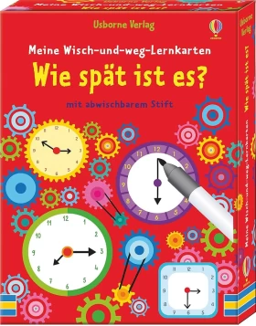 Meine Wisch-und-weg-Lernkarten: Wie spät ist es?
