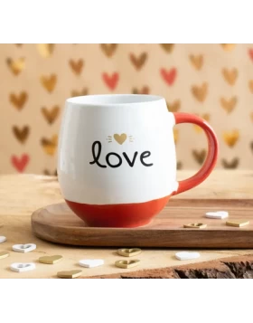 Κούπα από πορσελάνη Tasse Love