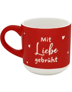 Espressotasse Mit Liebe gebrüht