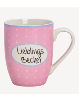 Κούπα - Becher Lieblingsbecher pink