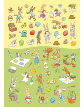 Mein Stickeralbum Ostern
