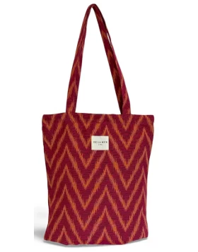 Υφασμάτινη τσάντα με φερμουάρ DE LA MUR Medium Zippered Bag Fuego 