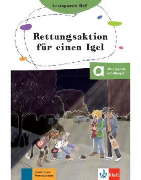Rettungsaktion für einen Igel