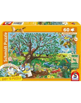 Schmidt Puzzle Tiere im Garten