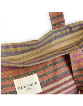 Υφασμάτινη τσάντα με φερμουάρ DE LA MUR  Large Zippered Bag Mariaa