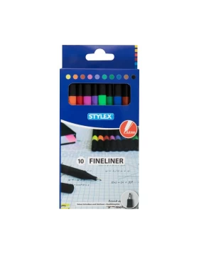 Fineliner, farbig, 10 Stück 