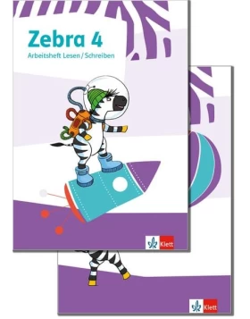 Zebra 4. Paket: Arbeitsheft Lesen/Schreiben und Arbeitsheft Sprache Klasse 4