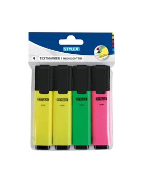 Stylex Textmarker Highlighter 4 Stück