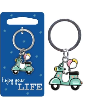 Μπρελόκ Απόλαυσε τη ζωή - Sheepworld Mini-Schlüsselanhänger “Enjoy your LIFE” *