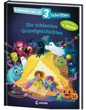 Lesenlernen in 3 Schritten - Die schönsten Gruselgeschichten