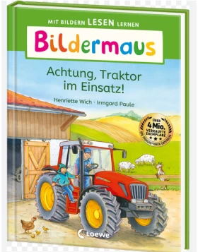 Bildermaus - Achtung, Traktor im Einsatz!