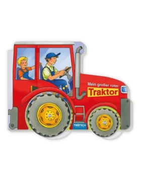 Trötsch Pappenbuch Räderbuch Mein großer roter Traktor