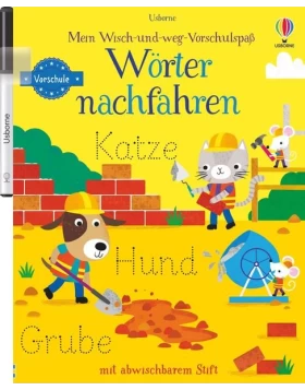 Mein Wisch-und-weg-Vorschulspaß: Wörter nachfahren