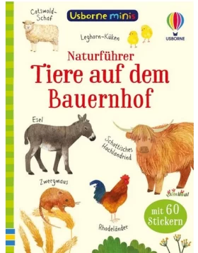 Usborne Minis Naturführer: Tiere auf dem Bauernhof 