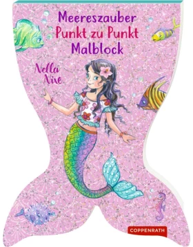 Meereszauber Malblock: Punkt zu Punkt - Nella Nixe 