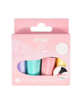 4er Mini-Textmarker Be You Kollektion