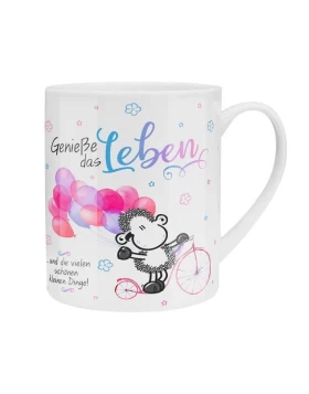XL Κούπα XL-Tasse mit Spruch Genieße das Leben