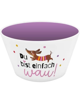  Sheepworld Schale Dackel Du bist einfach wau! 