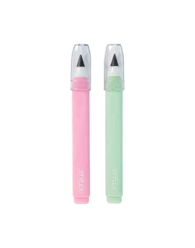 Ewiger Bleistift, mint und pink sortiert im Display
