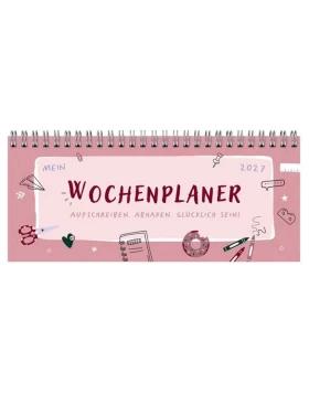 Mein Wochenplaner 2027: Aufschreiben, abhaken, glücklich sein!