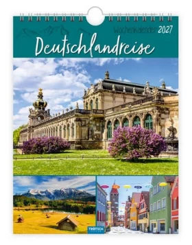 Wochenkalender zum Hängen Deutschlandreise 2027
