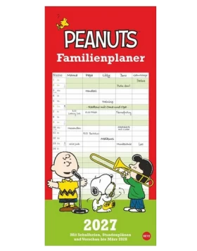 Peanuts Familienplaner 2027