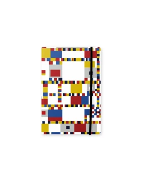 Softcover-Notizbuch, A5, Mondrian, Victory Boogie Woogie