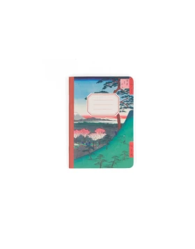 Mini excercisebook, A6, Hiroshige, Mount Fuji from Meguro