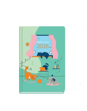 Ημερήσιο Ημερολόγιο 2027 ΗΒ 11x17 Dogs and Cats 
