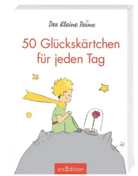 Der Kleine Prinz. 50 Glückskärtchen für jeden Tag