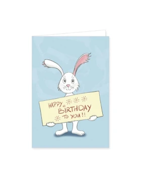 Κάρτα Doppelkarte Happy Birthday to you