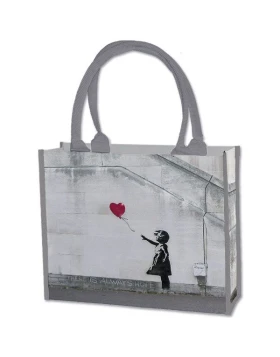 Τσάντα Einkaufstasche Banksy, Girl with Balloon