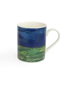 Tasse, Vincent van Gogh, Weizenfeld unter Gewitterwolken