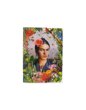 Portfolio with elastic closure A4 , Frida Kahlo