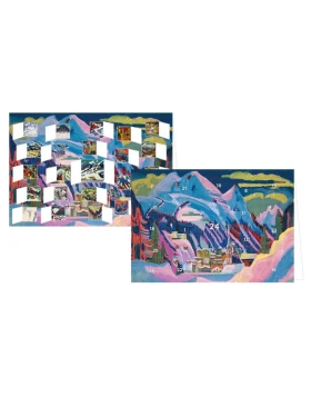 Adventskalenderkarte Ernst Ludwig Kirchner - Winterlandschaften 