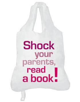 Αναδιπλούμενη τσάντα για τις καθημερινές αγορές - Shock your parents, read a book 